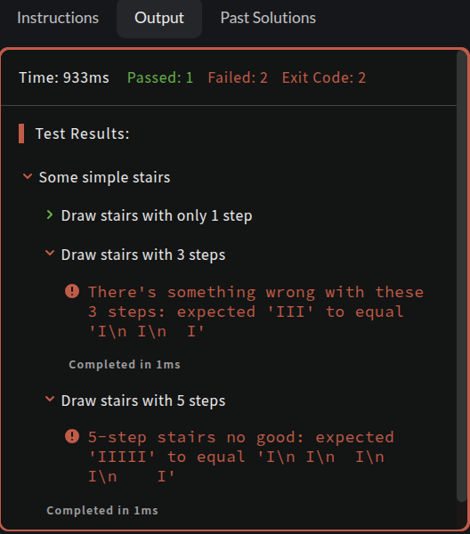 Version 1 Output